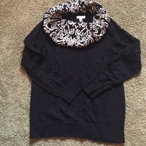 Cowl neck sweater